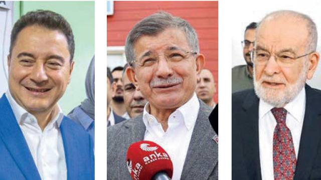 Ali Babacan, Ahmet Davutoğlu, Temel Karamollaoğlu, Gültekin Uysal.