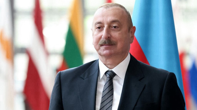 Le Président azerbaïdjanais, Ilham Aliyev. Crédit photo: KENZO TRIBOUILLARD / AFP