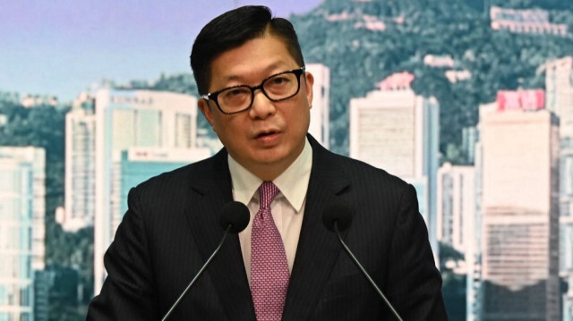 Le ministre de la Sécurité de Hong Kong, Chris Tang. Crédit photo: Pierre PARCS / AFP