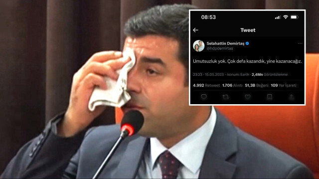 HDP Eski eşbaşkanı Selahattin Demirtaş'tan Kılıçdaroğlu'na destek tweeti.