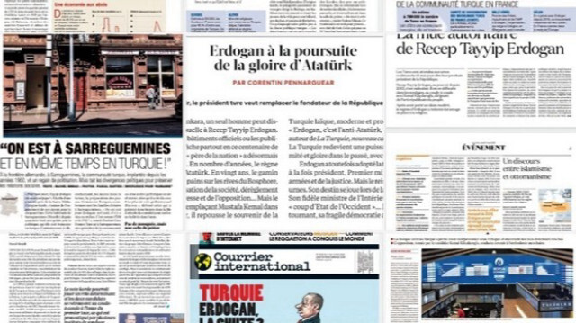 Exemples d'articles de journaux français à charge contre la Türkiye.