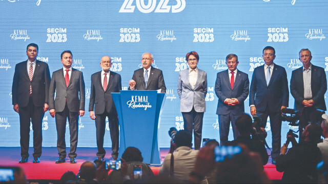 Masa'nın ortakları seçim gecesi CHP Genel Merkezi'nde basın toplantısı gerçekleştirdi.