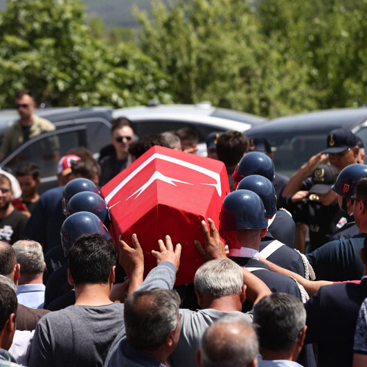 Şehit Jandarma Uzman Çavuş Ölmez Mersin'de son yolculuğuna uğurlandı