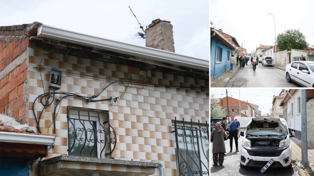 Evlerdeki beyaz eşyalar, kombiler, internet kabloları ve elektrik tesisatlarının zarar gördüğü belirtildi.