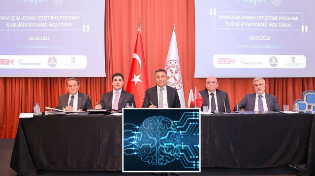 Hazine ve Maliye Bakanlığı, Türkiye Bilişim Derneği ve Ahmet Çalık Vakfı arasında, imza töreni düzenlendi.
