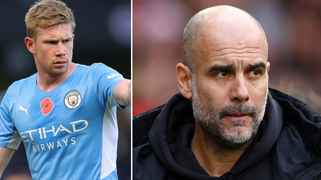 Pep Guardiola ile Kevin de Bruyne Real Madrid maçında tartışmışlardı