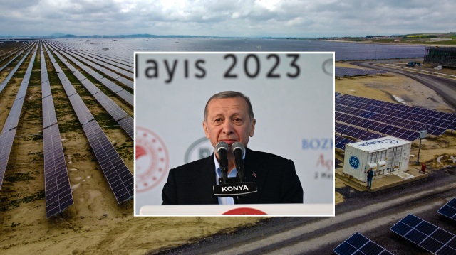 Cumhurbaşkanı Recep Tayyip Erdoğan, Konya Kılıçarslan Meydanı'nda, Karapınar Güneş Santrali, Bozkır Barajı ve Abdülhamit Han Caddesi ile yapımı tamamlanan diğer projelerin toplu açılış törenine katılarak konuşma yaptı.