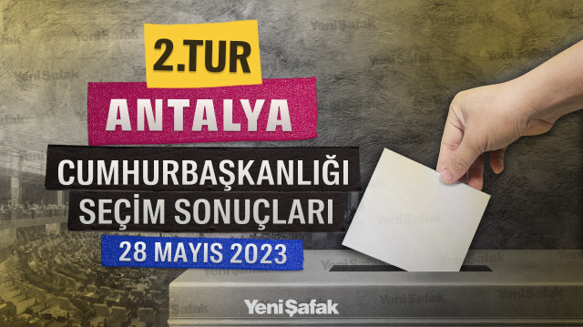 2. TUR ANTALYA SEÇİM SONUÇLARI 2023 2. Tur Cumhurbaşkanlığı Seçimi Antalya Erdoğan ve Kılıçdaroğlu Oy Oranı