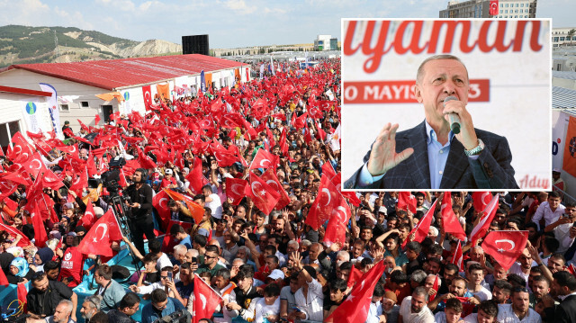 Cumhurbaşkanı Erdoğan, Adıyaman'da halka hitap etti. 