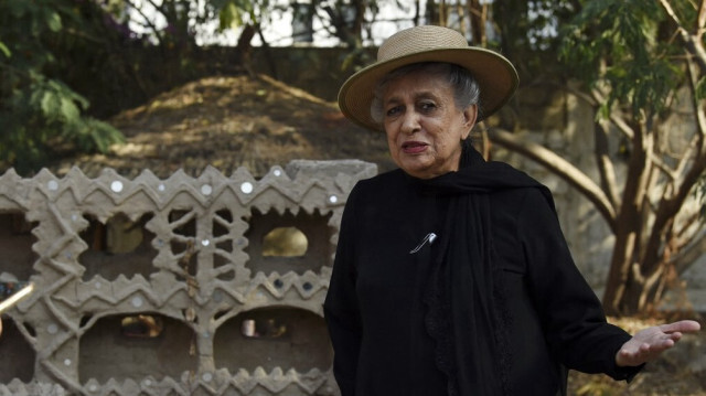 L'architecte Yasmeen Lari, directrice de la Heritage Foundation of Pakistan. Crédit photo: Asif HASSAN / AFP
