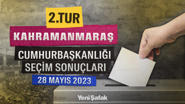 Kahramanmaraş 2. Tur Cumhurbaşkanlığı Seçim Sonuçları - 14 Mayıs 2023 