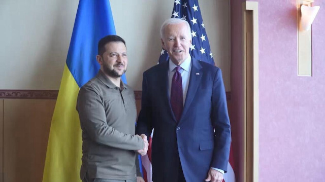 Ukrayna Devlet Başkanı Zelenski, mevkidaşı Biden ile bir araya geldi