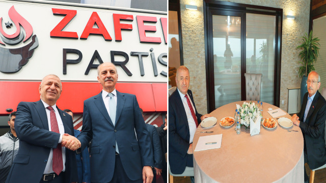 Zafer Partisi Genel Başkanı Ümit Özdağ, AK Parti Genel Başkanvekili Numan Kurtulmuş ve CHP lideri ve Cumhurbaşkanı Adayı Kemal Kılıçdaroğlu ile görüştü.