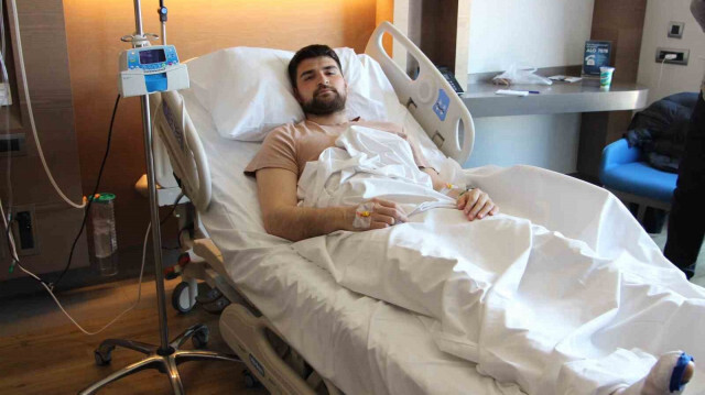 Ersin'in hastaneden fotoğrafı paylaşıldı. 