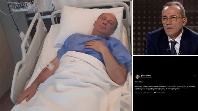 Muharrem İnce, Şaban Sevinç'in iddialarına hastaneden çekilen fotoğrafıyla yanıt verdi