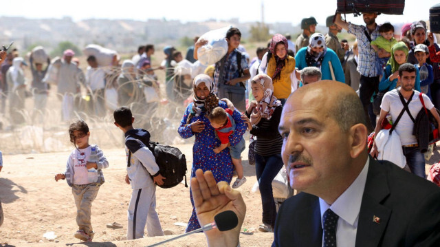 Bakan Soylu Türkiye'de 3 milyon 381 bin 429 geçici korumada Suriyeli olduğunu söyledi. 