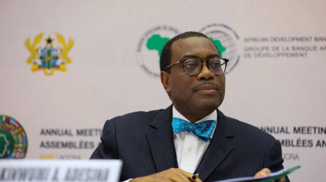 Le président du groupe de la Banque africaine de développement, Dr Akinwuni A. Adesina. Crédit Photo: Nipah Dennis / AFP