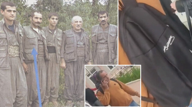 PKK’lı teröristin ‘Kemal Atatürk’ imzalı çanta ile görüntüleri ortaya çıktı