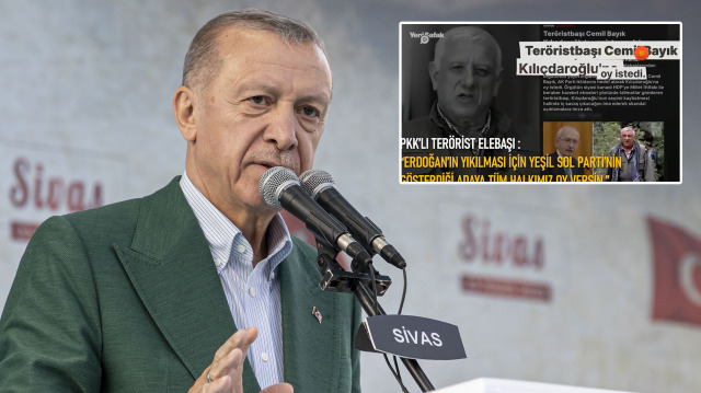 Erdoğan, PKK ile iş birliği yapan Kılıçdaroğlu'nun, 5 saniyelik video üzerinden başvurduğu 'mağduruz' algısına yanıt verdi.