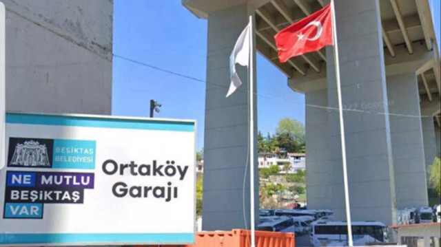 Beşiktaş Belediyesi'nin garaj için kullandığı alan çevre sakinleri tarafından tepki topladı.