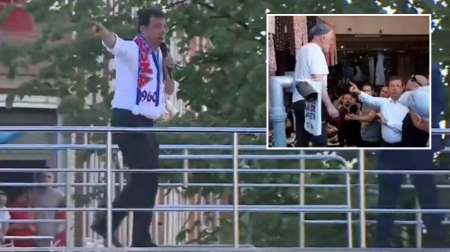 Bayrampaşa'da kendisini eleştiren pazarcıya hakaret eden İmamoğlu, vatandaşı bir de dava edeceğini duyurdu.