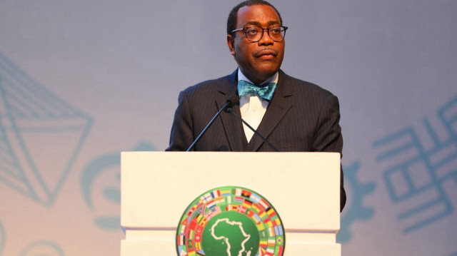 Le président du groupe de la Banque africaine de développement, Dr Akinwuni A. Adesina. Crédit photo: Nipah Dennis / AFP