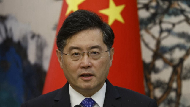 Le ministre chinois des Affaires étrangères, Qin Gang. Crédit photo: THOMAS PETER / POOL / AFP