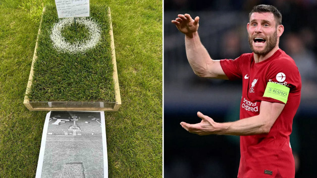 James Milner kendisine gelen hediyeyi sosyal medya hesabından paylaştı.