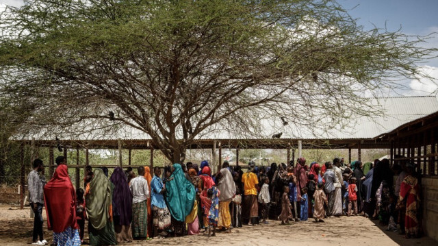 L'arrivée de réfugiées somaliens au Kenya à la frontière entre les deux pays. Crédit Photo: Bobb Muriithi / AFP

