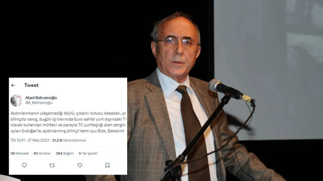 Sözde şair ve CHP'nin kadrolu yandaşı Behramoğlu