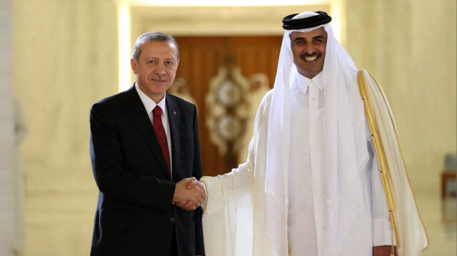 Katar Emiri Tamim Bin Hamad, Cumhurbaşkanı Erdoğan'ı tebrik etti.