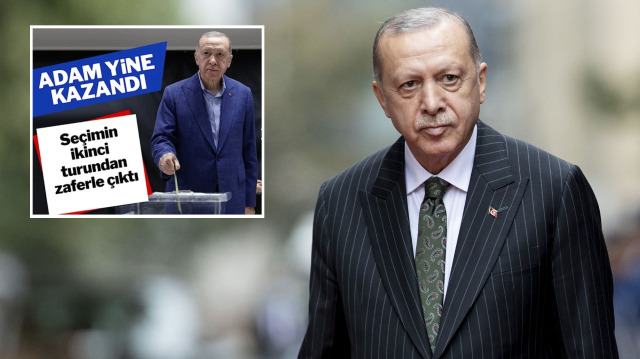Sözcü Gazetesi, Recep Tayyip Erdoğan için "Adam kazandı" manşetini attı.