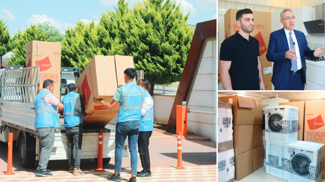 Gaziantep Büyükşehir Belediyesi’nin, bu yıl dünya evine girecek genç çiftlere destek olmak için hazırladığı ev eşyaları ilk sahiplerine ulaştı.