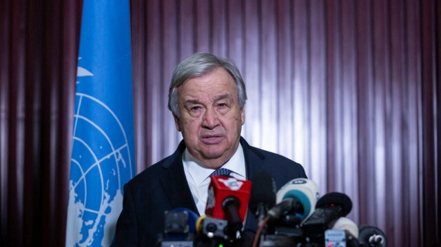 Le Secrétaire général de l'ONU, Antonio Guterres. Crédit photo: Tchandrou NITANGA / AFP