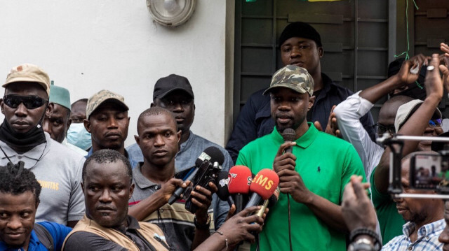 Le chef de l'opposition, Ousmane Sonko. Crédit Photo: MUHAMADOU BITTAYE / AFP