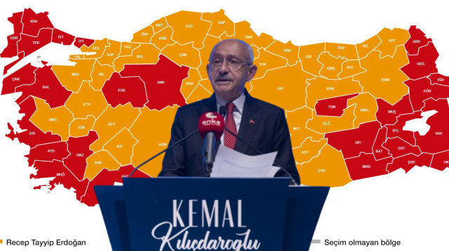 Kılıçdaroğlu'nun oyları 11 ilde eridi. 