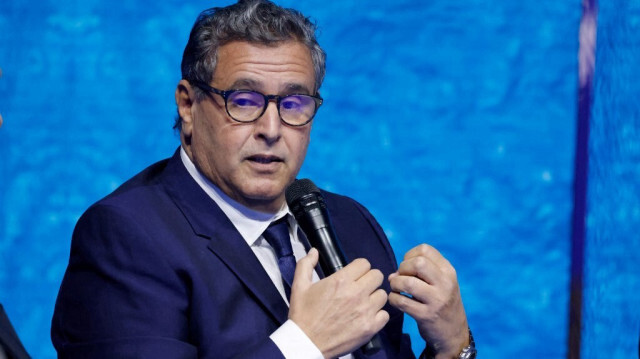 Le Premier ministre marocain, Aziz Akhannouch. Crédit Photo: Ludovic MARIN / POOL / AFP