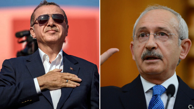 Yedili Masa adayı Kemal Kılıçdaroğlu - Cumhurbaşkanı Recep Tayyip Erdoğan