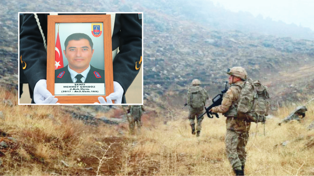 Şehit Jandarma Astsubay Üstçavuş Mehmet Gündüz.