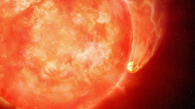 Une étoile dévorant l'une de ses planètes. Crédit photo: HANDOUT / NSF'S NOIRLAB / AFP