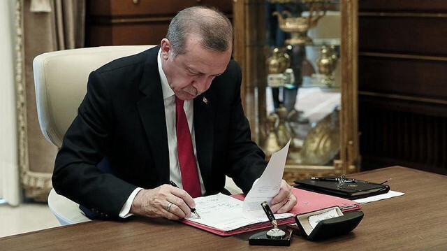 Atama kararları, Cumhurbaşkanı Erdoğan'ın imzasıyla Resmi Gazete'de yayımlandı