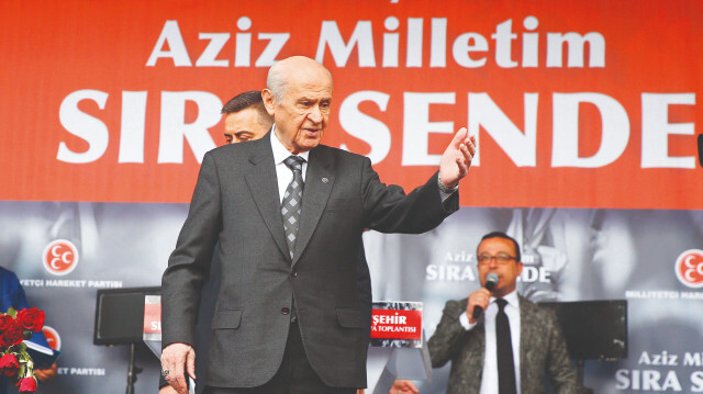 MHP Genel Başkanı Devlet Bahçeli.