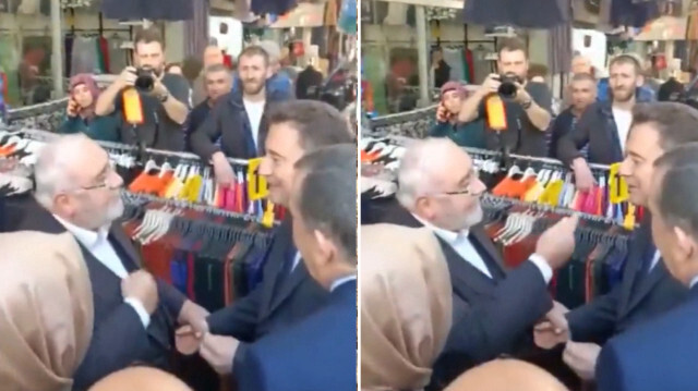 Ankaralı esnaf Deva Partisi Genel Başkanı Ali Babacan'a tepki gösterdi.