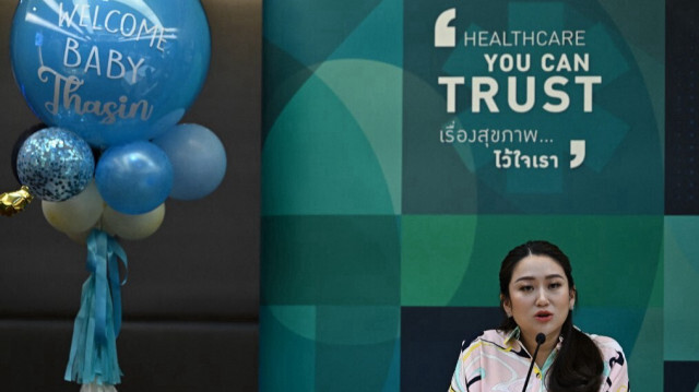 La candidate du parti Pheu Thai Paetongtarn Shinawatra, la plus jeune fille de l'ancien Premier ministre thaïlandais. Crédit photo: MANAN VATSYAYANA / AFP