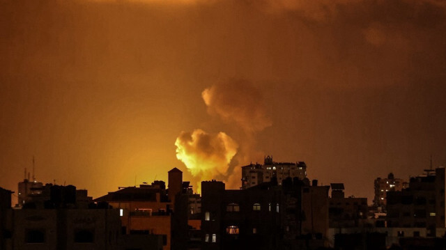 Israël lance des frappes aériennes sur la bande de Gaza.Crédit photo: AA