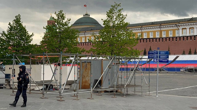 Vue du Kremlin après l'attaque de drone à Moscou en Russie. Crédit photo: AA