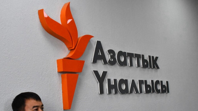 Bureau de "Radio Liberty" ("Azattyk Ynalgysy"). Crédit photo: VYACHESLAV OSELEDKO / AFP
