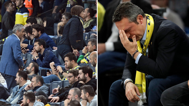 Fenerbahçeli bazı taraftarlar, Antalyaspor maçı bitmeden stattan ayrıldı.
