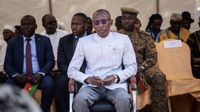 Le Premier ministre du Burkina Faso, Apollinaire Kyelem de Tembela. Crédit Photo: OLYMPIA DE MAISMONT / AFP