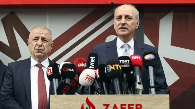 Zafer Partisi Genel Başkanı Ümit Özdağ-AK Parti Genel Başkanvekili Numan Kurtulmuş 